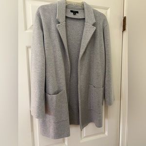 J Crew XL gray sweater blazer.  Open front, 2 pockets